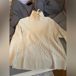 Lululemon Cable Knit Turtleneck Sweater